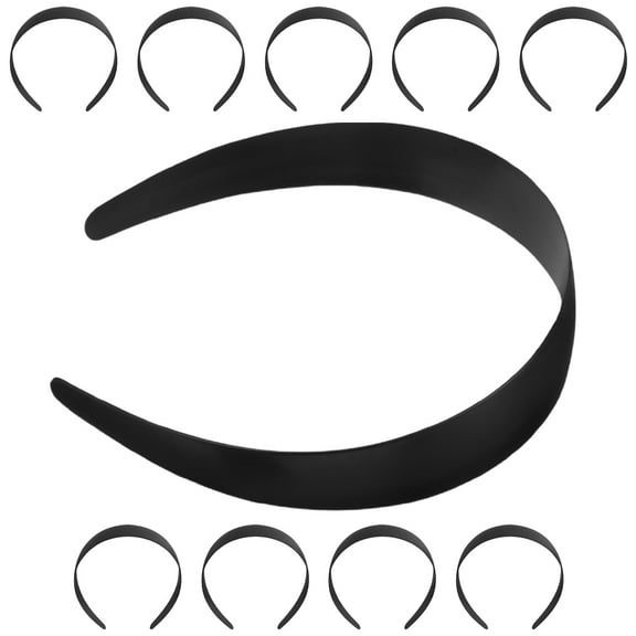 ORDDIART DIY Foundation Plastic Crafts Headband 10Pcs for Women and Girls