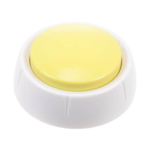 SOPOTUTU Yellow Dog Talking Button 1 Pack - Interactive Pet Training Sound Button for Effective Dog Communication