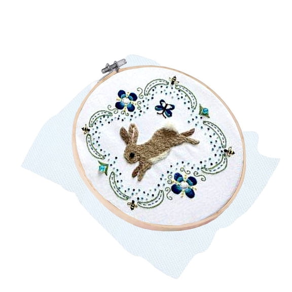 SOPOTUTU Wood Embroidery Hoops Khaki for Cross Stitch and Various Crafts