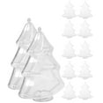 thumbnail image 1 of ORDDIART Fillable Christmas Ornament Clear Design Diy Enthusiasts 12Pcs, 1 of 8
