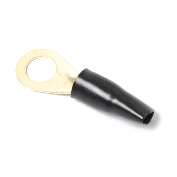 SOPOTUTU Black Crimp Wire Connectors Spade Terminals 5 Pairs for Speaker Systems and Electrical Wiring