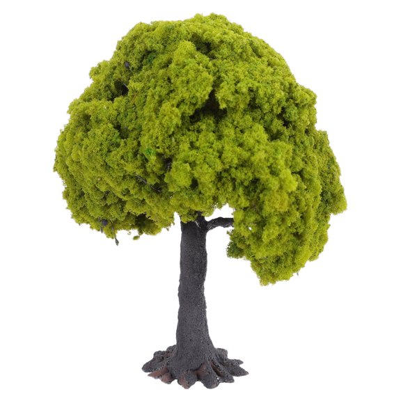 ORDDIART Landscape Scenery Model Trees in Olive Green Plastic for Tabletop Gaming Terrain