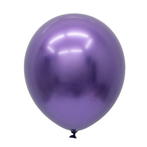 ORDDIART Latex Balloons Large 5Pcs 12Inch Round Pearl Deep Purple For Birthday Celebrations