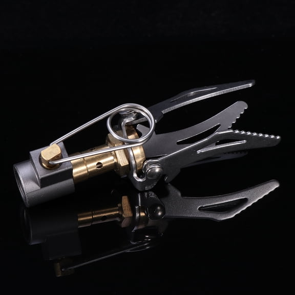 SOPOTUTU Portable Mini Camping Stove Stainless Steel Outdoor Pocket Cooking Burner Lightweight 1 Piece