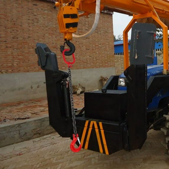 SOPOTUTU Heavy Duty Lifting Chain Sling with Hook, Industrial Grade Equipment, Assorted Colors for Outdoor Use