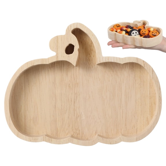 ORDDIART Pumpkin Snack Plate, Dessert Tray for Sweets Candy Coffee Table