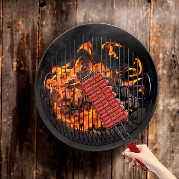 SOPOTUTU Black Multifunctional BBQ Tongs with Non- Handle for Outdoor Grilling, Barbecue Cooking and Kitchen Use