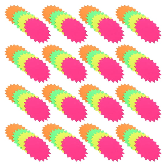 ORDDIART Sign 120Pcs Explosion Shape Paper Price Labels for Shop