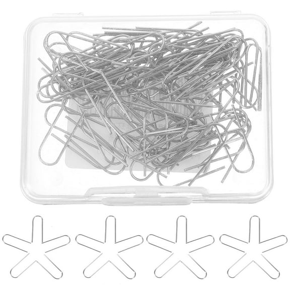 ORDDIART U Shaped Metal Hooks 150Pcs Nichrome for Beginners and Professional Craft Enthusiasts