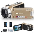 thumbnail image 1 of ORDRO B320 Video Camera Camcorder Full HD 1080P 30FPS 30MP 3.0 Inch 270 Degree Rotation LCD 18X Digital Zoom Recorder, 1 of 7