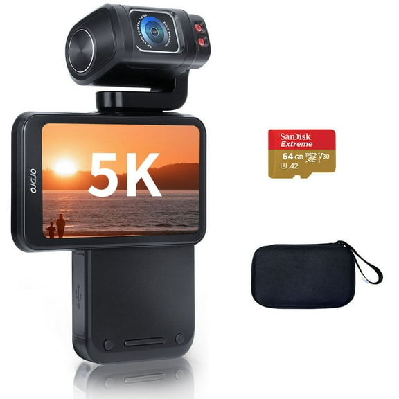 ORDRO M3 5K Video Camera Camcorder WiFi IR Night Vision Handheld Camera 3.5'' Flippable Screen