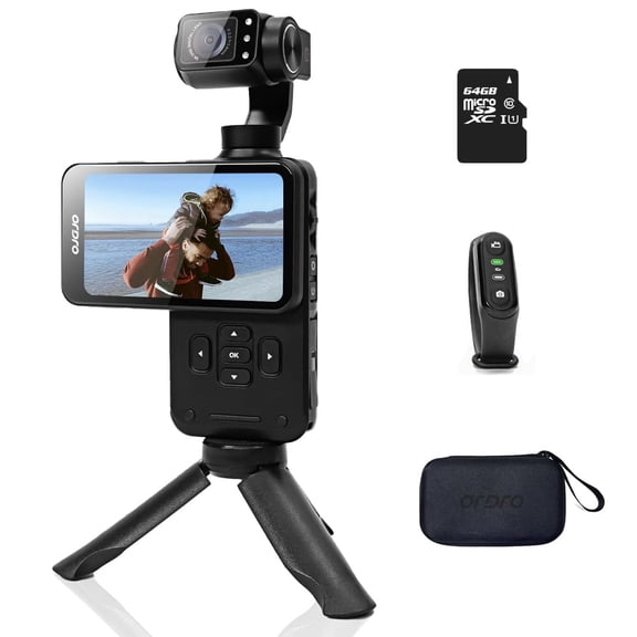 ORDRO M5 Pocket Cameras 5K/30fps Vlogging Camcorder 1.25'' CMOS 3-Axis Stabilization Digital Camera