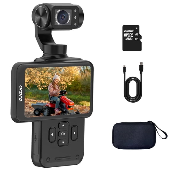 ORDRO M5 Video Cameras 5K Pocket Camera with 3-Axis Gimbal Stabilizer Vision Digital Vlog Camcorder for Photography