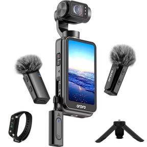 ORDRO M5 Vlogging Camera 5K Pocket Video Camera 3-Axis Stabilization Action Camera 3.5''Screen