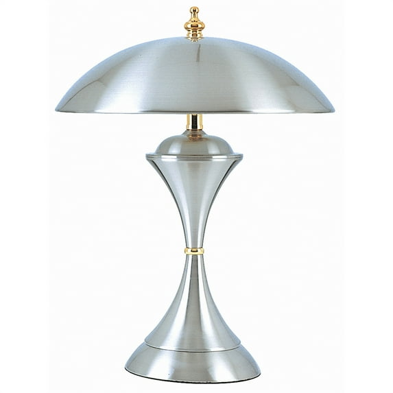 ORE International 15" Touch Lamp, Steel
