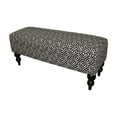 thumbnail image 1 of ORE International 17.5" Tall Polyurethane Storage Bench in Black/White, 1 of 2