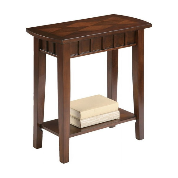 ORE International 24" Traditional Light Espresso Side/End Table