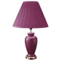 thumbnail image 1 of ORE International 26" Urn-Shaped Ceramic Table Lamp with Linen Shade in Pink, 1 of 2