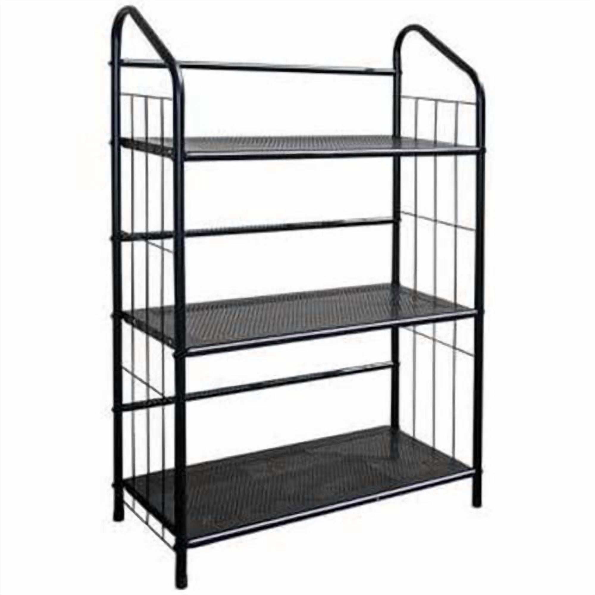 ORE International Metal Book Shelf Bookcase, Black - Walmart.com