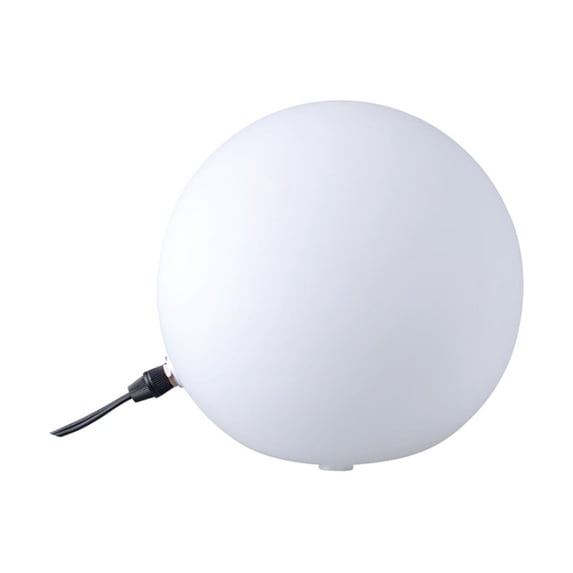 ORE international, Inc. 7.5" In Small White Glass Globe Table Lamp