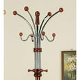 thumbnail image 1 of ORE International 73" Coat Rack, Cherry, 1 of 3