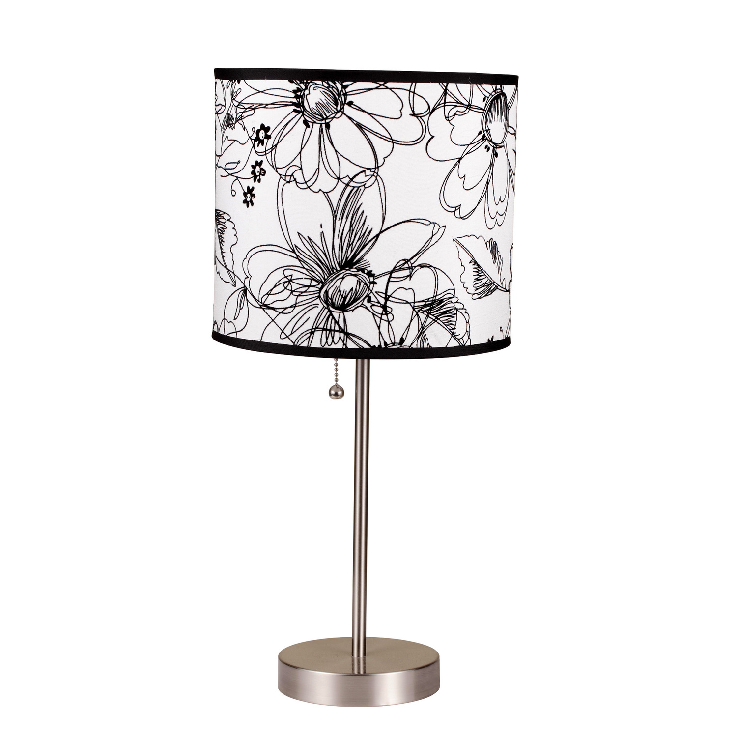 ORE International Floral Print 2-Piece Table Lamp - image 1 of 2