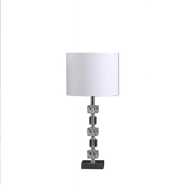 Crystal cube sale table lamp