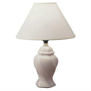 ORE International Table Lamp, Ivory