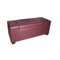 thumbnail image 1 of ORE International Unique Red Rectangular Storage Bench, 1 of 2
