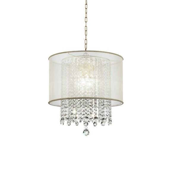 ORE international, Inc. 21 In Bhavya Crystal Ceiling Lamp