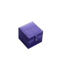 thumbnail image 1 of 4" Long Travel Jewelry Case, Square Shaped, Azure Blue, 1 of 2