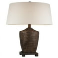 thumbnail image 1 of 30" Tall Polyresin Table Lamp "Kayan", Bronze Rustic finish, 1 of 2