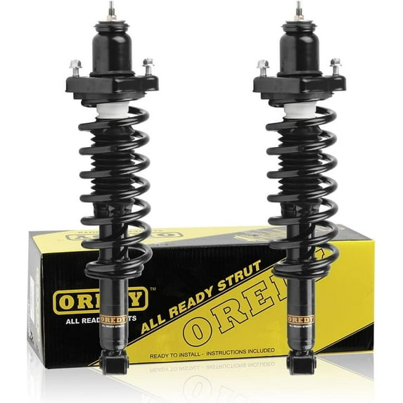 OREDY 2 Rear Struts with Coil Spring Replacement for 2007-2012 Dodge Caliber 2007-2016 Jeep Compass Patriot - 172401