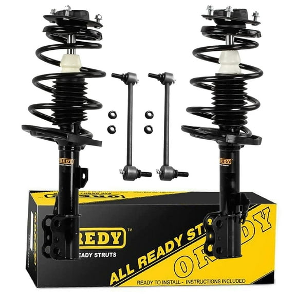 OREDY 4PC Front Struts & Sway Bar Links Kit for 2004-2006 Toyota Camry/Solara Lexus ES330-172206 172205 K90344