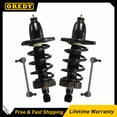thumbnail image 1 of OREDY 4PC Rear Struts & Sway Bar Links Kit Assembly Replacement for 2006-2014 Honda Ridgeline - 172398L 172398R K750110 K750111, 1 of 5