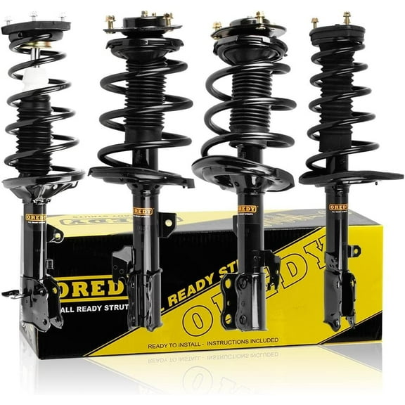 OREDY 4pcs Front & Rear Strut for 2006-2012 Toyota Avalon 2007-2011 Camry 2007-2009 ES350 - 172309 172310 272307 272308