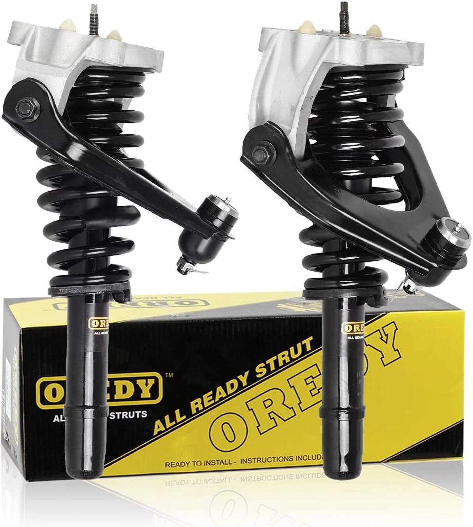 OREDY Front Complete Shocks Struts Coil Spring Assembly for Sebring Stratus Cirrus Breeze - 11651 11652