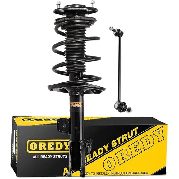 OREDY Front Left Strut & Sway Bar Link 2PC Kit Replacement for 2006-2012 Toyota RAV4 (2.4L/2.5L Only) - 172276 K750043