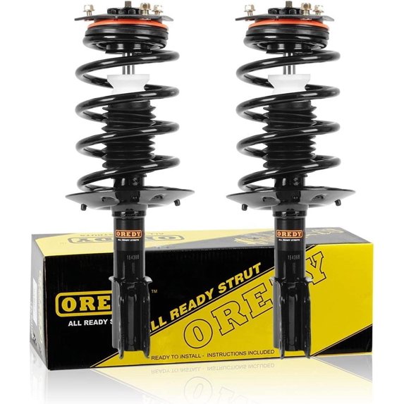 OREDY Front Pair Complete Shocks Struts Coil Spring Assembly Kit Complete Struts Spring Assembly - 171670