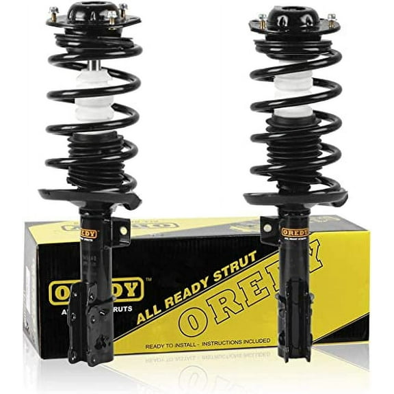 OREDY Front Pair Complete Strut Assembly Replacement for 2004-2012 Chevy Malibu 2005-2010 Pontiac G6 2007-2009 Saturn Aura - 172200 172199