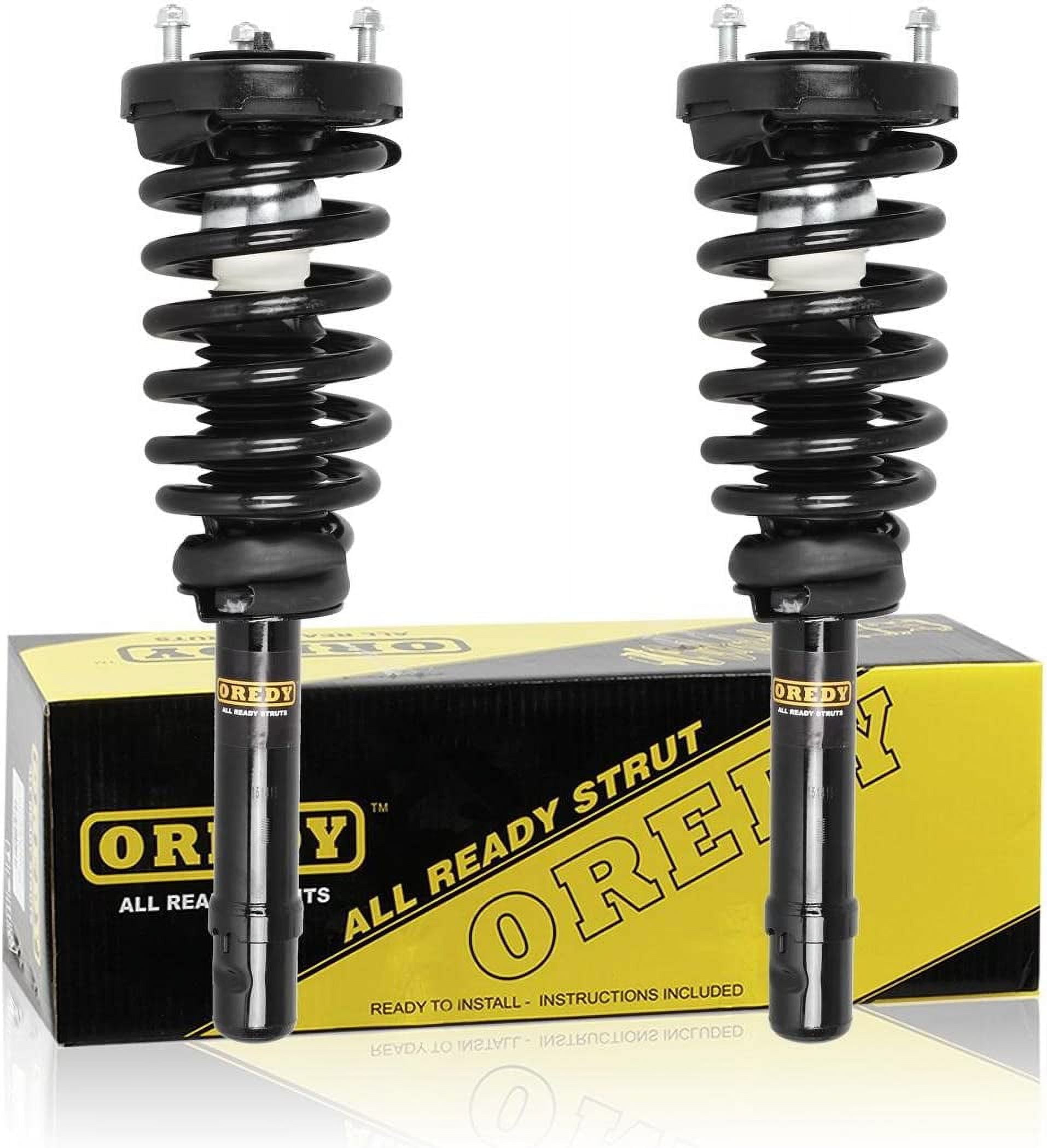 OREDY Front Pair Driver and Passenger Side Complete Struts Assembly Shock Struts Coil Spring Assembly Kit 172281 11560 Compatible with Hyundai Sonata 2006 2007 2008 2009 2010