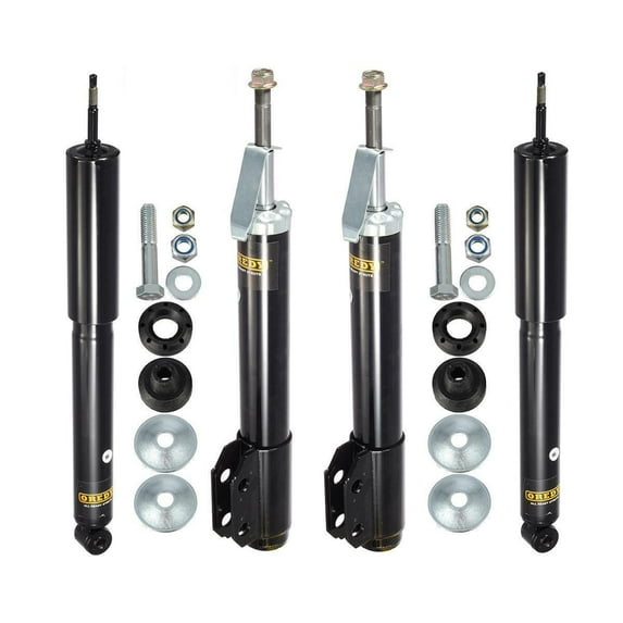 OREDY Front Rear Shocks Absorbers Suspension Kit Replacement for 1994-2004 Ford Mustang - 344433 235060