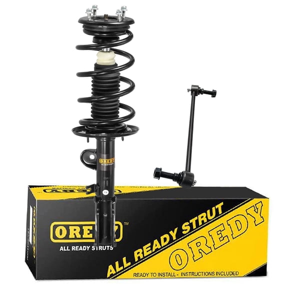 OREDY Front Right Strut & Sway Bar Link 2PC Kit for 2013 2014 2015 2016 2017 2018 Ford Explorer (2WD) - 172729 K750616