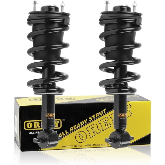 OREDY Front Struts Coil Spring Suspension Compatible with 2007-2013 Chevy Silverado 1500 GMC Sierra 1500 Excludes Electronic Suspension - 139105