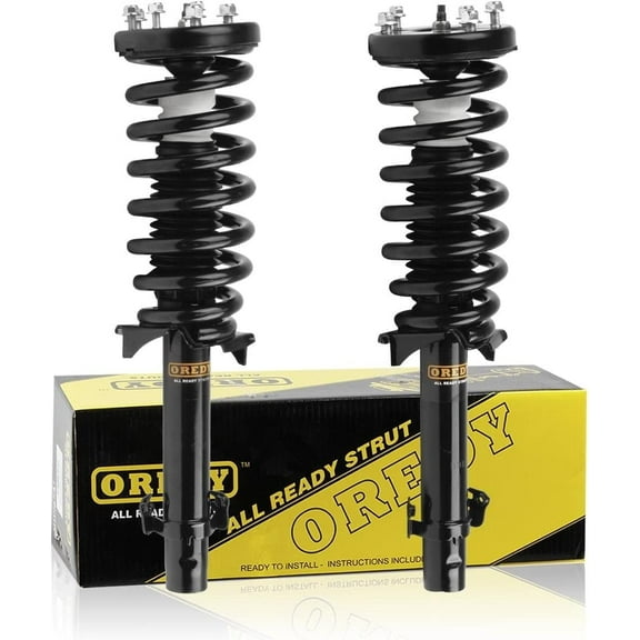 OREDY Pair Front Complete Struts & Coil Spring Compatible with 2008 2009 2010 2011 2012 Honda Accord (L4 2.4L) - 172562
