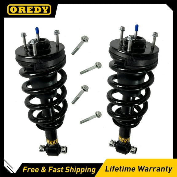 OREDY Pair Front Magnetic Shock Struts for 2007-2014 Chevy Tahoe Suburban 1500 GMC Yukon Yukon XL1500 Cadillac Escalade