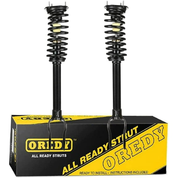 OREDY Pair Front Struts w/ Coil Spring Assembly for 2011-2015 Dodge Durango (RWD; 3.6L) Jeep Grand Cherokee (AWD/RWD) - 172546L 172546R