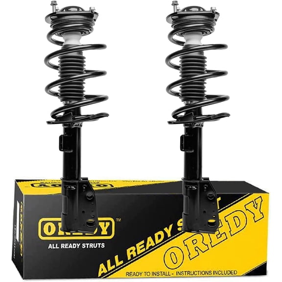 OREDY Pair Front Struts w/ Coil Spring Assembly for 2013-2017 Buick Enclave Chevy Traverse GMC Acadia - 172949