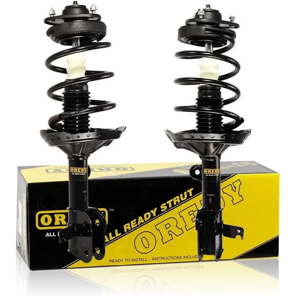 OREDY Pair Front Struts with Coil Spring Assembly Replacement for 2005 2006 2007 Honda Odyssey - 172537 172536