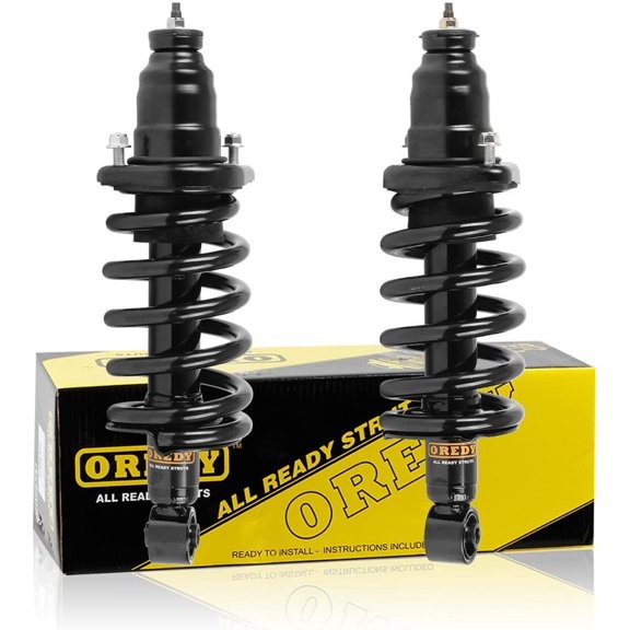 OREDY Pair Rear Struts Coil Spring Compatible with 2003-2011 Honda Element-171101R 171101L 15344 15343
